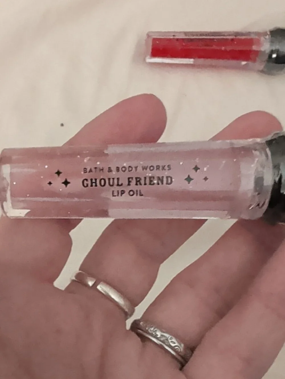 Bath & Body Works Lip Oils Trio — Red and Pink